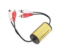 YUEHISY Riduttore Stereo Soppressore di Rumore con Isolatore del Circuito di Terra, Filtro Amplificatore Audio per Autoradio, Potenziatore di Segnale in Rame Anti-interferenza, Minimizzatore