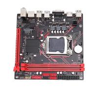 YUEHISY Scheda Madre B75 per LGA1155, Supporto Xeon E3 V2 e 2a 3a Generazione I3 I5 I7, M.2 SATA SSD 6Gbps, 2xDDR3, Uscita VGA e HDMI 1080P, Fase di Alimentazione Stabile 3+1