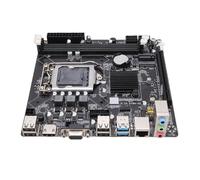 YUEHISY Scheda Madre H81 Mini ITX, per Core I3 I5 I7 E3 V3, DDR3 a Doppio Canale, M.2 NVMe NGFF, SATA 6 Gb/s