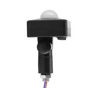 YUEHISY Sensore di Movimento Interruttore Luce PIR, Rilevamento Automatico, Regolabile per Sicurezza Notturna, IP54 Resistente all'acqua per Esterni, Rilevatore di Movimento Umano Ad Alta