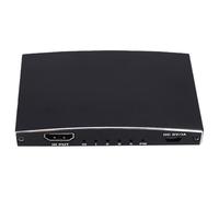 YUEHISY Splitter HD 1 in 4 Uscite per Home Sync, Larghezza di Banda 4K 60 Hz 340 MHz, Trasferimento 10,2 Gbps, DTS D TrueHD, Plug Play in Metallo per Proiettore TV da Gioco