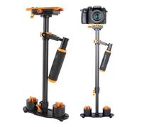 YUEHISY Stabilizzatore Portatile per Videocamere DSLR, 3 Assi Stabilizzatore Meccanico, Postale Telescopico per le Telecamere da 500 G a 3000 G