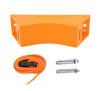 YUEHISY Staffa per Montaggio a Parete del Supporto per Bombola del Gas con Cinghia di Sicurezza, Supporto Resistente per Domestica, Laboratorio, Fabbrica (ORANGE)