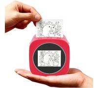 YUEHISY Stampante per Adesivi Vocali AI con Schermo da 2,4 Pollici, Etichettatrice Termica Che Supporta la Connessione Telefonica Generazione AI, Portatile da 1300 MAh per Studio a