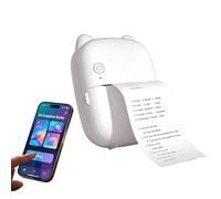 YUEHISY Stampante Termica Portatile - Mini Stampante Controllata da Bluetooth e APP per Telefono, Ideale per Studenti, Viaggi e Uso Domestico