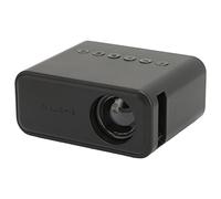 YUEHISY Supporto Mini Proiettore 1080P, Home Theater Portatile Tascabile, Altoparlante Integrato, Display da 60 Pollici per Viaggi di Giochi Cinematografici (BLACK)