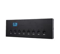 YUEHISY Switcher HDMI 8x1, Splitter Selettore HDMI a 8 Porte 4K a 30 Hz con Telecomando Wireless IR, Commutazione con un Tasto, per TV Laptop PC Monitor Proiettore PS