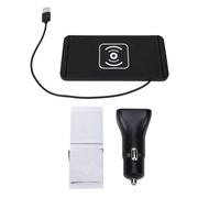 YUEHISY Tappetino di Ricarica Wireless per Auto, Caricabatterie Rapido Magnetico da 20 W con Tappetino Antiscivolo, Ricarica Senza Fili per IOS 11 12 14 15 16 17