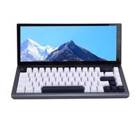 YUEHISY Tastiera Meccanica da Gioco Touchscreen, Tastiera Compatto HiFi da 68 Chiave 20 Modalità RGB (Spina europea)