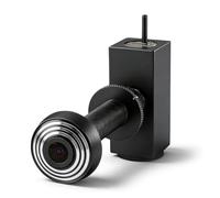 YUEHISY Telecamera per Campanello con Visualizzatore Spioncino Digitale, Telecamera per Porta WiFi HD da 2 MP con Visione Notturna, Avvisi di Movimento, per la Sicurezza Domestica 24