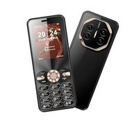 YUEHISY Telefono Cellulare Sbloccato per Anziani, Big Buttons 2G Slim Cellulare con Display da 2,4 Pollici, Doppia Sim, Torcia, Grande Altoparlante, Batteria da 1800 MAh (BLACK)