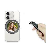 YUEHISY Telefono Schermo Selfie Vlog con Remoto BT, Monitor per Fotocamera Posteriore Magnetica da 2,1 Pollici, Batteria da 1200 MAh, Wireless per Streaming Live, Tiktok, Youtube