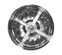 YUEHISY Tetto Sfiatatoio Ventilatore Non Elettrico Turbina Eolica Acciaio | Il ventilatore per eoliche non elettriche utilizza il naturale, completamente assemblato dalla fabbrica configurazione
