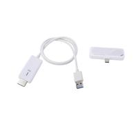 YUEHISY Trasmettitore e Ricevitore HDMI Wireless, Kit di Estensione Adattatore Display Wireless 1080P 60Hz 5G 2.4G, 164FT/50M, per Telefono Laptop PC TV Proiettore