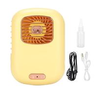 YUEHISY Ventilatore Nebulizzante Portatile, Spray Idratante Portatile con Ricarica USB, Ventola di Raffreddamento Personale per Viaggi All'aperto e Raffreddamento, Q58 (YELLOW)