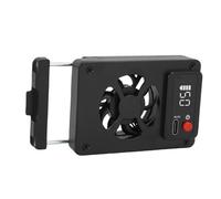 YUEHISY Ventola di Raffreddamento della Fotocamera, Dispositivo di Raffreddamento Esterno Silenzioso, Turbina a 9 Pale, Clip a Molla, 5 velocità, per A7M4 A7C ZVE10 FX30 R5 RP Live