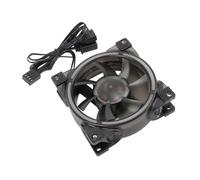 YUEHISY Ventola per Case 80mm PWM 5V ARGB Cuscinetto Idraulico PWM | La ventola ha cuscinetti in silicone morbido, che ti consentono di rifiutare i disturbi del rumore durante il lavoro