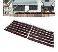 Yuehuamech 12 PCS Muro e Recinzione Picchetti Anti Arrampicata Muro di Recinzione Picchi Ladri Piccione Gatti Uccelli Repellente Deterrente Picchi Strisce Giardino Sicurezza Intruso 43x4 cm