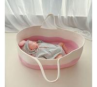 Yuehuamech Baby Moses Cestino Portatile Letto per Bambini Portatile Moses Cestino In Corda di Cotone Letto Infantile Carrycot Biancheria Da Letto Del Bambino Sacco A Pelo per Auto Da Viaggio Esterna