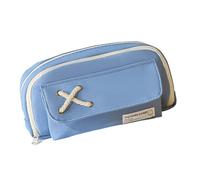 YUEHUINIAO Astuccio per matite da ragazza, astuccio per cancelleria, trousse per trucchi, in tela, organizer per matite, cancelleria per scuola e ufficio