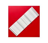 YueJay Striscia di retroilluminazione a LED 8/24 pezzi for 6V MS-L2006 V1 MS-L2327 CC02500D410V02 CC02500D410V07 50E20 8X4 4S1P LE-50ZTUS27(3TV(24pcs))