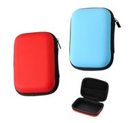 YueJieSelected Confezione da 2 scatole per carte da gioco, 1 rosso + 1 azzurro cielo, Moderno e minimalista