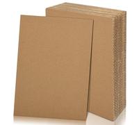 yuejuhe 20 Pezzi Cartone Ondulato, Fogli Cartoncino Ondulato, Cartone Pressato per Pittura, Modellismo, Arti e Mestieri (A3)