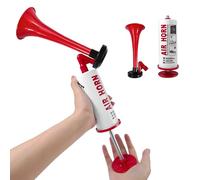yuejuhe Tromba Stadio ad Aria Manuale, Trombetta da Stadio a Gas, Air Horn per Partite di Calcio, Eventi Sportivi, Nautica, Celebrazioni (Rosso)
