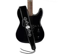 Yueko tracolla per chitarra in pelle bovina morbida Comfable durevole tracolla per chitarra elettrica chitarra acustica Bass strap regolabile Cintura larghezza 7 cm Y22