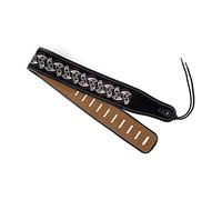 Yueko tracolla per chitarra in pelle bovina morbida Comfable durevole tracolla per chitarra elettrica chitarra acustica Bass strap regolabile Cintura larghezza 7 cm Y23