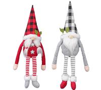 YUEKOPOU Accessori per Capelli Natalizi, Fermagli per Tende Christmas Character Curtain Buckle Multiple Styles(Red/Grey)