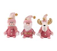 YUEKOPOU Accessori per Capelli Natalizi, Fermagli per Tende Christmas Felt GNOME Angel Reindeer Ornaments Multicolor 8.26 Inches Pack of 1 2 3 5 6(3pcsd)