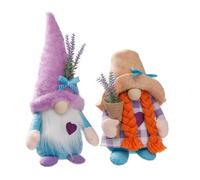YUEKOPOU Accessori per Capelli Natalizi, Fermagli per Tende Christmas Felt GNOME Angel Reindeer Ornaments Multicolor 8.26 Inches Pack of 1 2 3 5 6(2pcs a)