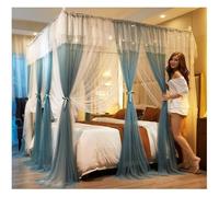 YUEKOPOU Baldacchino per letto, zanzarier Bed Canopy Mosquito Net Multicolor Multiple Sizes(Green,120X200cm/47X79in)