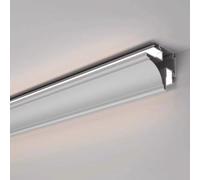YUEKOPOU Canale Luminoso a LED, Illuminazione a soffitto, b Modanatura a Corona for Canale LED in Alluminio Bianco, Doppia Illuminazione indiretta for soffitto e Parete, 8 mm, 1-30 m(8.5m/27.8 ft)