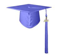 YUEKOPOU cappello di laurea, cappello con nappe, oggetti di Shiny Graduation Cap Hats with Tassel for High School, College, Preschool - Perfect 2025 Props for Kids and Adults Costume(Purple,M)