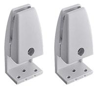 YUEKOPOU Clip per Schermo da Tavolo clamp on Desk pegboard, 2 PCS Baffle Fixed Screen Clip Office Partition Clip Fixed Clip Glass Screen Fixed Clip Alloy Screen Clip