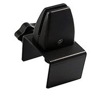 YUEKOPOU Clip per schermo da tavolo clamp on Desk pegboard, Partition Screen Clip Baffle Fixed Screen Clip Glass Screen Fixing Clip Alloy Screen Clip ZTT(Black)