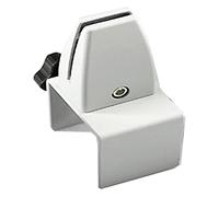 YUEKOPOU Clip per schermo da tavolo clamp on Desk pegboard, Partition Screen Clip Baffle Fixed Screen Clip Glass Screen Fixing Clip Alloy Screen Clip ZTT(White)