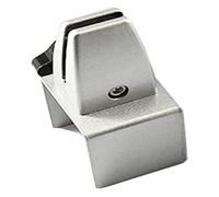 YUEKOPOU Clip per schermo da tavolo clamp on Desk pegboard, Partition Screen Clip Baffle Fixed Screen Clip Glass Screen Fixing Clip Alloy Screen Clip ZTT(Silver)