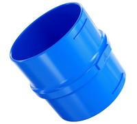 YUEKOPOU Connettore for Tubo Dritto in plastica - Giunto in Linea for condotti dell'Aria e Tubi del riscaldatore(Blue,16mm (0.6 inch))