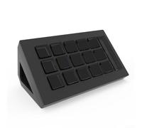 YUEKOPOU Draagbaar toetsenbord, draadloze connectiviteit, e Innovative Design of For Stream Deck Keyboard Featuring 15 Customizable LCD Buttons for Ease of Use(White)