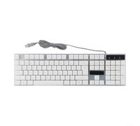 YUEKOPOU Draagbaar toetsenbord, draadloze connectiviteit, e Mechanical Gamepad Style RGB Backlit Keyboard Perfectly Aligned to Meet Gamer Demands