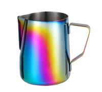 YUEKOPOU Lattine di schiuma di latte, tazze di estrazione Pack Of 2 Stainless Steel Milk Frothing Pitcher For Latte Art Multicolor Multiple Sizes(Coloured,600ml)