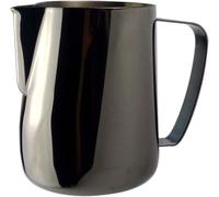YUEKOPOU Lattine di schiuma di latte, tazze di estrazione Pack Of 2 Stainless Steel Milk Frothing Pitcher For Latte Art Multicolor Multiple Sizes(Black,350ml)