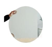 YUEKOPOU piano del tavolo da pranzo in vetro temperato.pian Thick Transparent Tempered Glass Round Table Top - DIY Circular Plate for Coffee Tables(98CM(39INCH))