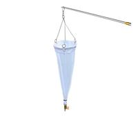 YUEKOPOU Plankton Net, Fine Mesh Plankton Tow Net, Lightweight Water Sample Capture Net for Collecting Phytoplankton, Protozoa and Rotifers in Freshwater Environments(13# with rod)