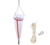 YUEKOPOU Plankton Net, Fine Mesh Plankton Tow Net, Lightweight Water Sample Capture Net for Collecting Phytoplankton, Protozoa and Rotifers in Freshwater Environments(25#)