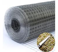 YUEKOPOU Resistente rete metallica saldata in acciaio inossidabile 304 for recinzioni da giardino e recinzioni for animali(1.5mX20m(59inX65.6ft))