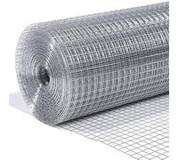 YUEKOPOU Rete metallica saldata in acciaio inossidabile for progetti fai da te, gabbie for animali e supporti da giardino - Antiruggine e facile da tagliare(1.5x12m)